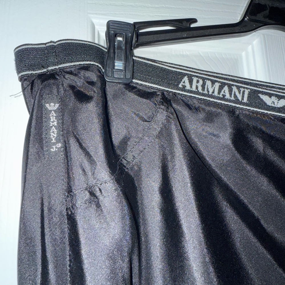 Armani Jeans Black Women's 100% silk Skirt Italy 6 - Picture 4 of 7